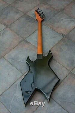 Vintage Black Bc Rich La California USA Warlock Bass Guitar