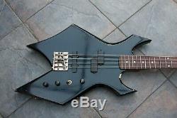 Vintage Black Bc Rich La California USA Warlock Bass Guitar