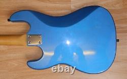 Vintage Early 80s Precision Bass/ Jazz Bass Guitar Possible Hohner Electric Blue