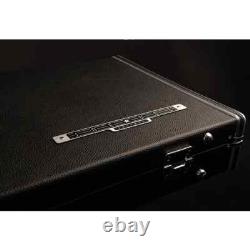 Vintage Electric Bass Guitar Hard Shell Wood Case Black Joe Doe