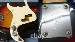 Vintage Fender Precision Bass Guitar Usa 1972 With case Great Condition