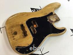 Vintage Fender USA 1979 Precision P Bass Electric Guitar Body Ash