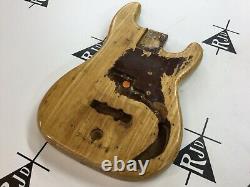 Vintage Fender USA 1979 Precision P Bass Electric Guitar Body Ash