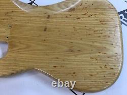 Vintage Fender USA 1979 Precision P Bass Electric Guitar Body Ash