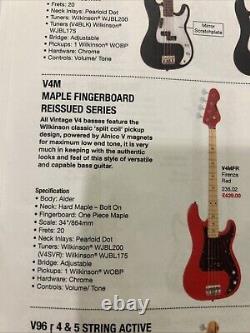 Vintage Guitar (V4 MVW) MAPLE BASS 1/2 RRP