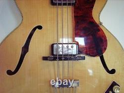 Vintage Hofner 500/5 Blonde Bass Guitar
