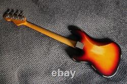 Vintage ICON V4 Precision Bass Guitar, Sunburst, Factory Relic, Early Model 2008