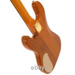 Vintage JDV40 Electric Bass Guitar Joe Doe'Lutetia' in Blueburst RRP £579