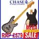 Vintage Jdv44 Electric Bass Guitar Joe Doe'lutetia' In Blackburst Rrp £579