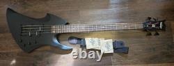 Vintage Metal Axxe Bass Guitar in Satin Black
