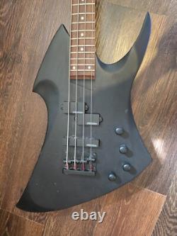 Vintage Metal Axxe Bass Guitar in Satin Black