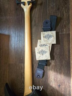 Vintage Metal Axxe Bass Guitar in Satin Black