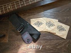 Vintage Metal Axxe Bass Guitar in Satin Black