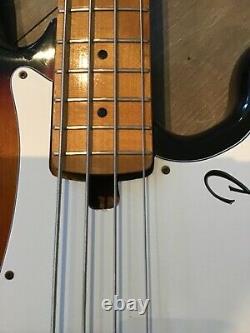 Vintage Possible Hondo Precision Shaped Bass Guitar. Right Handed