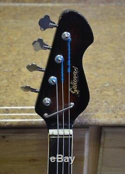 Vintage Sekova 4 String Electric Bass Guitar Free Shipping