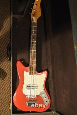 Vintage Teisco Kawai Heit Short Scale Bass Guitar Japan with case VIDEO