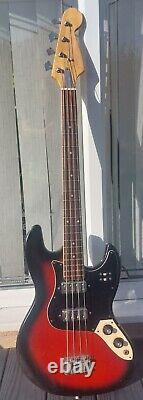 Vintage Teisco Rokkman 1960's Electric Jazz Bass Guitar Made in Japan