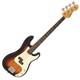 Vintage V40 Coaster Series Bass Guitar 3 Tone Sunburst