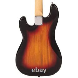Vintage V40 Coaster Series Bass Guitar 3 Tone Sunburst