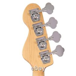Vintage V40 Coaster Series Bass Guitar 3 Tone Sunburst