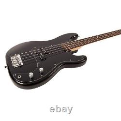 Vintage V40 Coaster Series Bass Guitar Boulevard Black
