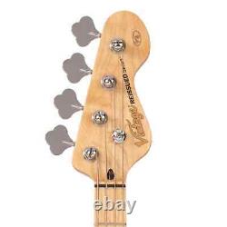 Vintage V42 ReIssued Bass Guitar Boulevard Black