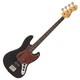 Vintage V49 Coaster Series Bass Guitar Boulevard Black