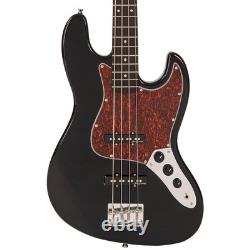 Vintage V49 Coaster Series Bass Guitar Boulevard Black