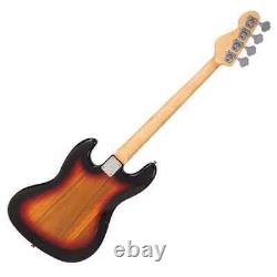 Vintage V49 Coaster Series Bass Guitar Pack 3 Tone Sunburst