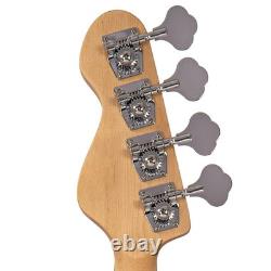 Vintage V49 Coaster Series Bass Guitar Vintage White