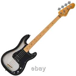 Vintage V4 ReIssued Bass Guitar Silverburst