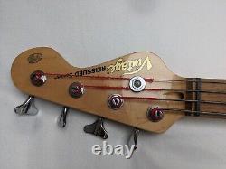 Vintage V80 Bass Guitar Golden Amber Roll Control Wilkinson 2014