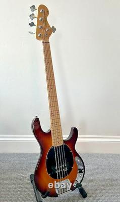 Vintage V96 ReIssued 5-String Active Bass Flamed Sunburst V965SB
