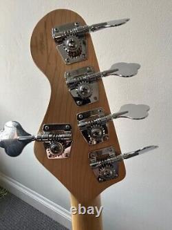 Vintage V96 ReIssued 5-String Active Bass Flamed Sunburst V965SB