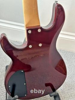 Vintage V96 ReIssued 5-String Active Bass Flamed Sunburst V965SB