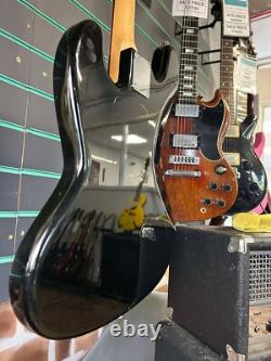 Vintage VJ74 Gloss Black Electric Bass