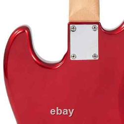 Vintage VJ74 ReIssued Bass Guitar Candy Apple Red