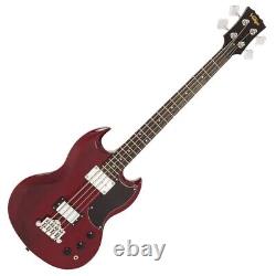 Vintage VS4 ReIssued Bass Guitar Bundle Cherry Red