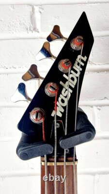 WASHBURN FORCE ABT 80s 4 STRING BLACK BASS GUITAR