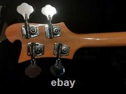 Walnut Neck Through Bass Guitar 34 inch scale 20 frets