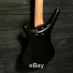 Warwick Corvette $$ 5-String Black Electric Bass Guitar