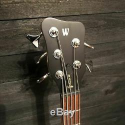 Warwick Corvette $$ 5-String Black Electric Bass Guitar