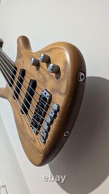 Warwick Corvette 5 string bass guitar 1998 German Made Ash Wenge Neck Hard Case