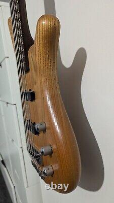 Warwick Corvette 5 string bass guitar 1998 German Made Ash Wenge Neck Hard Case