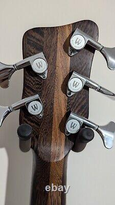 Warwick Corvette 5 string bass guitar 1998 German Made Ash Wenge Neck Hard Case