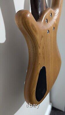Warwick Corvette 5 string bass guitar 1998 German Made Ash Wenge Neck Hard Case