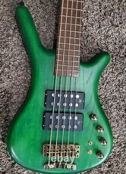 Warwick Corvette Double $$ Buck 5 String Green Bass Guitar German