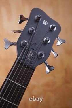 Warwick GPS Corvette Bubinga 6-String Electric Bass Guitar in Natural