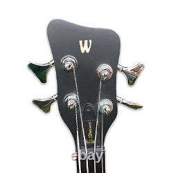Warwick Rockbass Fretless Streamer Standard 4-String Bass Nirvana Black Satin