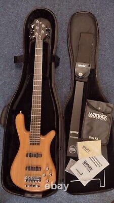 Warwick Streamer LX 5 string bass guitar German Teambuilt GPS